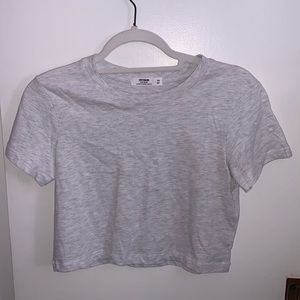 Cotton On The Baby Tee, Light Gray, Size XS